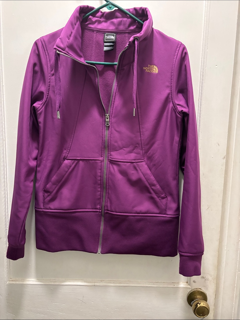 The North Face Women's Magenta Full-Zip Bomber Jacket